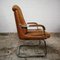 Vintage Tubular Armchairs in Leather, Set of 4, Image 2
