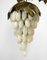 Italian Floral Floor Lamp in Brass with Alabaster Grapes, 1950s, Image 18