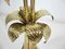 Italian Floral Floor Lamp in Brass with Alabaster Grapes, 1950s 23