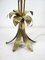 Italian Floral Floor Lamp in Brass with Alabaster Grapes, 1950s 22