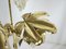 Italienische Florale Italienische Stehlampe aus Messing mit Trauben aus Alabaster, 1950er 17