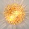 Large Amber Bubble Glass Flush Mount / Ceiling Light attributed to Helena Tynell for Limburg, Germany, 1970s 4