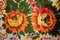 Vintage Bohemian Floral Velvet Matching Pillow Cases, Set of 2, Image 2