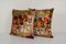 Vintage Bohemian Floral Velvet Matching Pillow Cases, Set of 2, Image 3