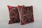 Vintage Velvet Square Cushion Covers, Set of 2, Image 4