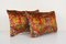 Vintage Floral Velvet Cushion Cases, Set of 2, Image 3