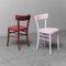 Painted Wooden Chairs, 1950s, Set of 2, Image 1