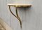 Italian Console Table in Marble and Brass, 1950 4