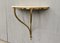 Italian Console Table in Marble and Brass, 1950 3