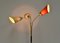 Lampada da terra Triennale in ottone di Arredoluce, Italia, anni '50, Immagine 6