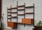 Danish Wall Unit in Teak by Poul Cadovius for Cado, 1950s, Set of 21 5