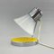 Small Adjustable Milk Glass and Chrome Table Lamp, 1960s 6