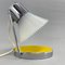 Small Adjustable Milk Glass and Chrome Table Lamp, 1960s 2