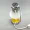 Small Adjustable Milk Glass and Chrome Table Lamp, 1960s, Image 8