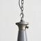 Lámpara colgante industrial elíptica de Benjamin Crysteel, años 50, Imagen 4