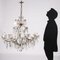 20th Century Glass Chandelier in the Style of M. Theresa, Italy 2