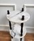Small Italian 3-Tier Etagere Side Table in Carrara Marble and Wood, 1960s 5