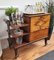 Art Deco Style Wood and Brass Dry Bar Cart by Paolo Buffa, Italy, 1930s 7