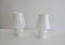 Italienische Weiße Tischlampen aus Murano Glas von Venini, 1960er, 2er Set 6