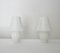 Italian White Table Lamps in Murano Glass from Venini, 1960s, Set of 2 3