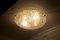 Lampada da soffitto in vetro di Murano, anni '50, Immagine 5