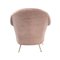 Mid-Century Modern Armchairs in Pink Trimed Faux Fur, Italy, 1950s, Set of 2, Image 5