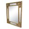 Espejo Regency rectangular de madera dorada hecha a mano, años 70, Imagen 3