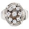 White Sapphire 18 Karat White Gold Ring, 1970s 1