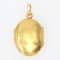 20th Century French Ruby Pearl 18 Karat Yellow Gold Medallion, Image 3