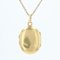 20th Century French Ruby Pearl 18 Karat Yellow Gold Medallion, Image 8