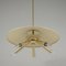 Brass Dome 5-Light Pendant, Italy, 1950s, Image 5