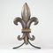 Morillos franceses Art Déco para chimenea de bronce, años 20. Juego de 2, Imagen 11