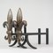 Morillos franceses Art Déco para chimenea de bronce, años 20. Juego de 2, Imagen 8