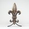 Morillos franceses Art Déco para chimenea de bronce, años 20. Juego de 2, Imagen 10