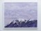 Olivier Furter, Red Mountain, 2021, Oil on Paper, Framed 2