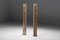 Partly Patinated Wooden Columns, 19th Century, Set of 2, Image 2