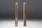 Partly Patinated Wooden Columns, 19th Century, Set of 2 3