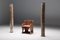 Partly Patinated Wooden Columns, 19th Century, Set of 2 8