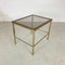 Vintage Brass & Glass Nesting Tables, Set of 3, Image 4