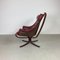 Vintage Leather Winged High Backed Falcon Chair by Sigurd Resell 8