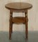 English Oak Side Table with Turned Legs, 1900s, Image 2