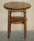 English Oak Side Table with Turned Legs, 1900s, Image 13