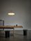 Lampe Modèle 2065 avec Diffuseur Blanc et Quincaillerie Noire par Gino Sarfatti pour Astep 13