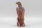 Art Deco Carved Wooden Eagle Sculpture with Glass Eyes, 1960s 3