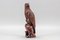 Art Deco Carved Wooden Eagle Sculpture with Glass Eyes, 1960s 7