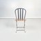Moderne italienische Stühle aus Holz & schwarzem Eisen, 1990er, 4er Set 3