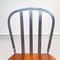 Modern Italian Wood and Black Iron Outdoor Chairs, 1990s, Set of 4 7