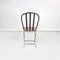 Modern Italian Wood and Black Iron Outdoor Chairs, 1990s, Set of 4, Image 5