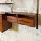 Italienisches Mid-Century Modern Teak Wandregal, 1960er 5