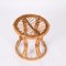 Mid-Century Modern Rattan and Bamboo Italian Round Stool, 1960s, Image 10